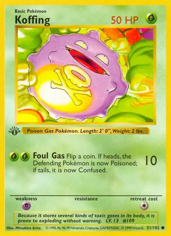 Koffing - 51/102 - Base Set