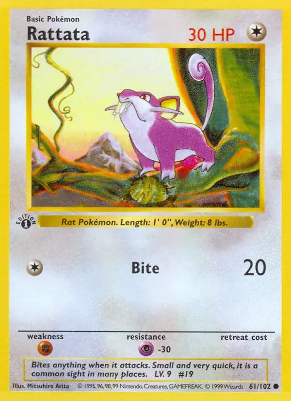 Rattata - 61/102 - Base Set