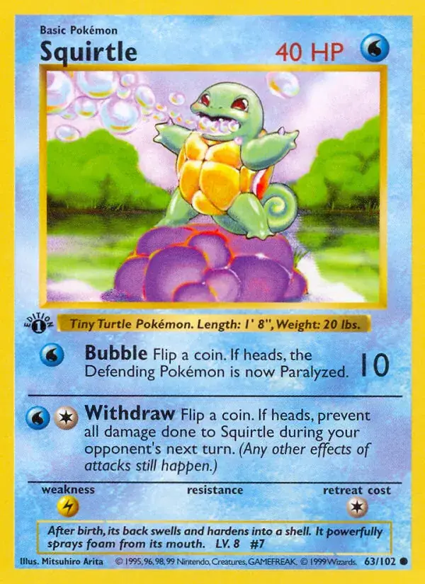 Squirtle - 63/102 - Base Set