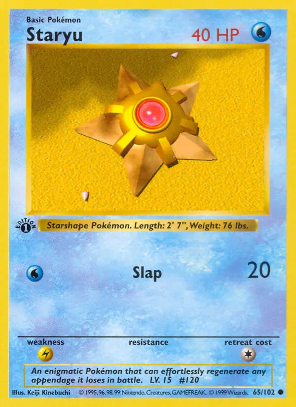 Staryu - 65/102 - Base Set