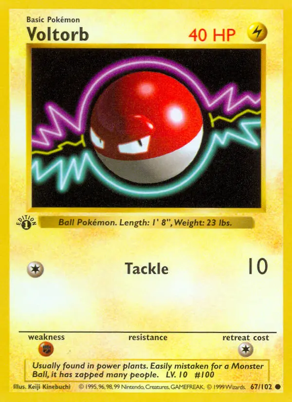 Voltorb - 67/102 - Base Set