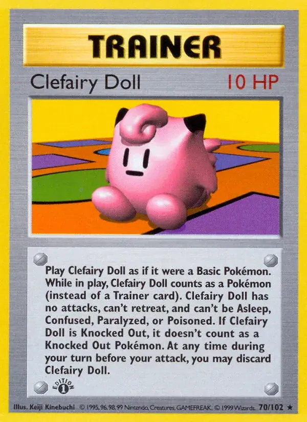 Clefairy Doll - 70/102 - Base Set