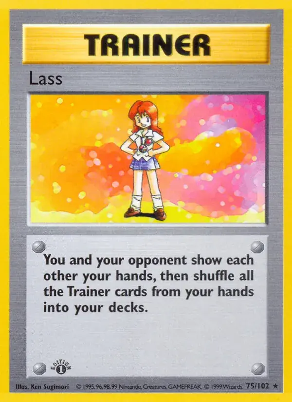 Lass - 75/102 - Base Set