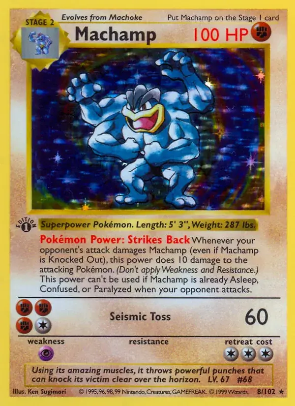 Machamp - 8/102 - Base Set