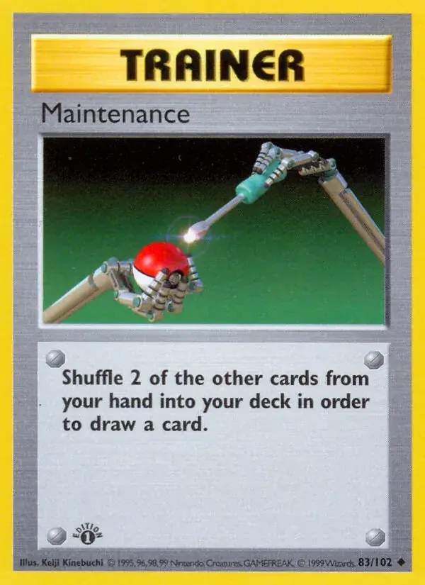 Maintenance - 83/102 - Base Set
