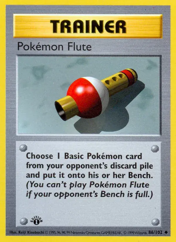 Pokémon Flute - 86/102 - Base Set