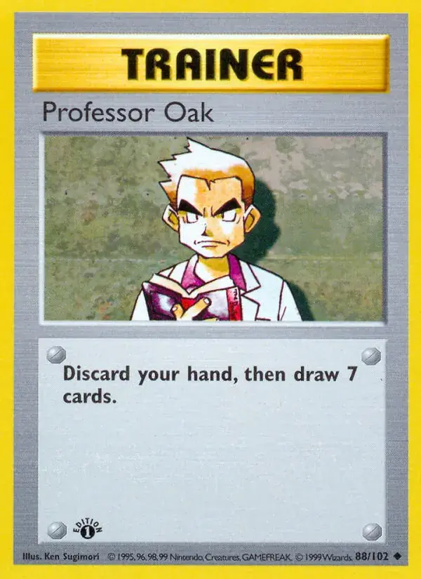 Professor Oak - 88/102 - Base Set