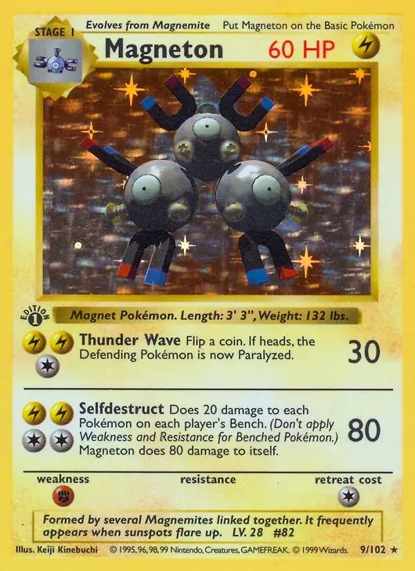 Magneton - 9/102 - Base Set