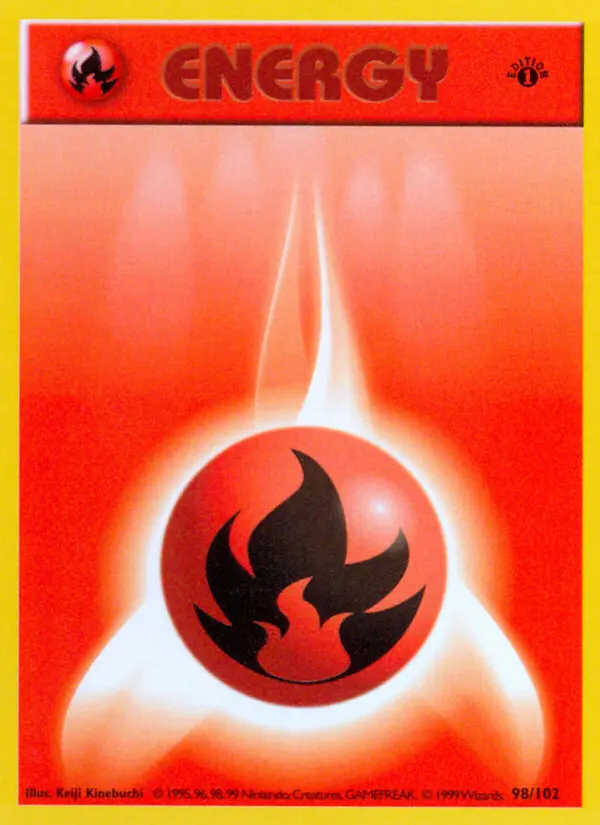 Fire Energy - 98/102 - Base Set