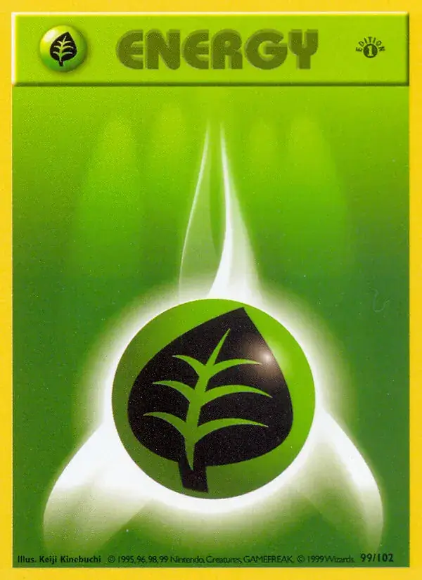Grass Energy - 99/102 - Base Set