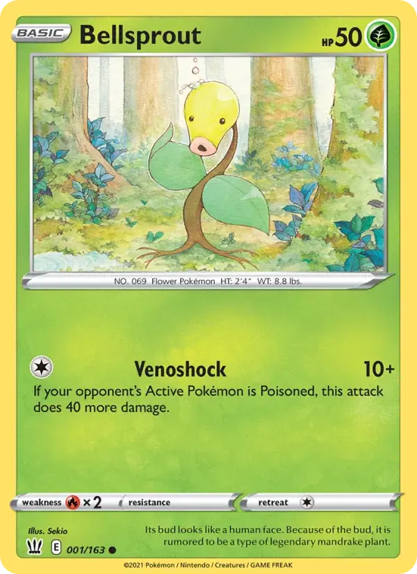 Bellsprout - 1/183 - Battle Styles