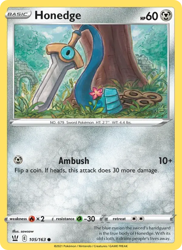 Honedge - 105/183 - Battle Styles