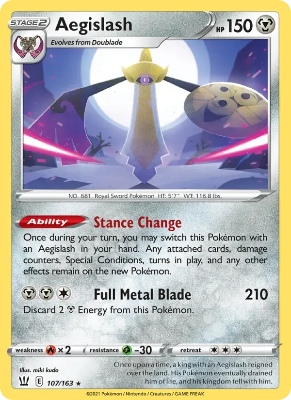 Aegislash - 107/183 - Battle Styles