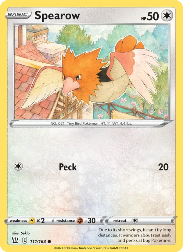 Spearow - 111/183 - Battle Styles