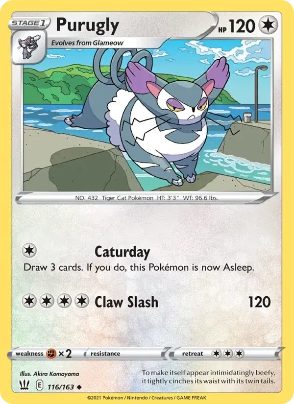 Purugly - 116/183 - Battle Styles