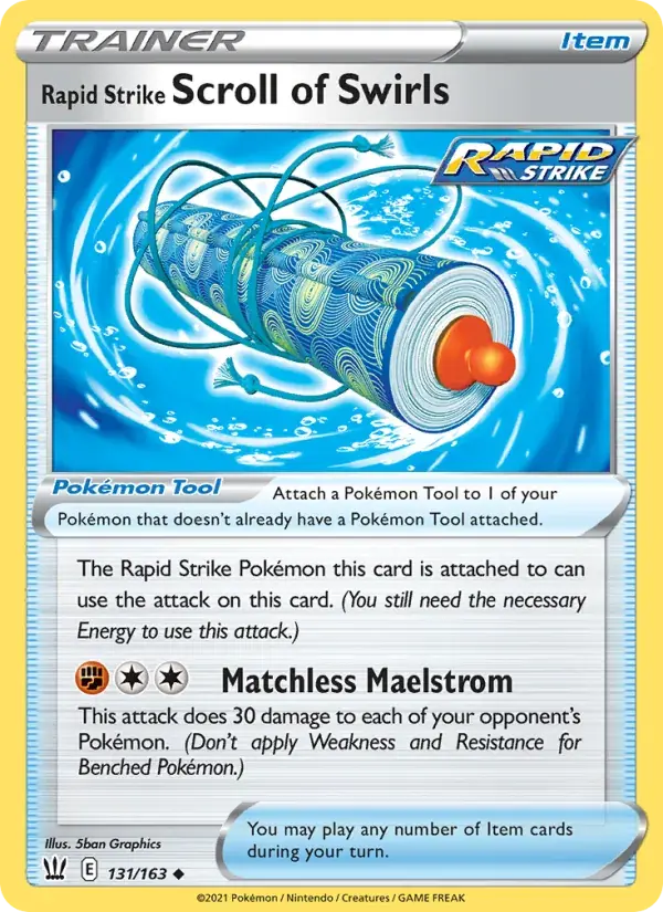 Rapid Strike Scroll of Swirls - 131/183 - Battle Styles