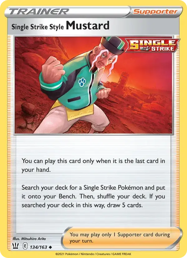 Single Strike Style Mustard - 134/183 - Battle Styles