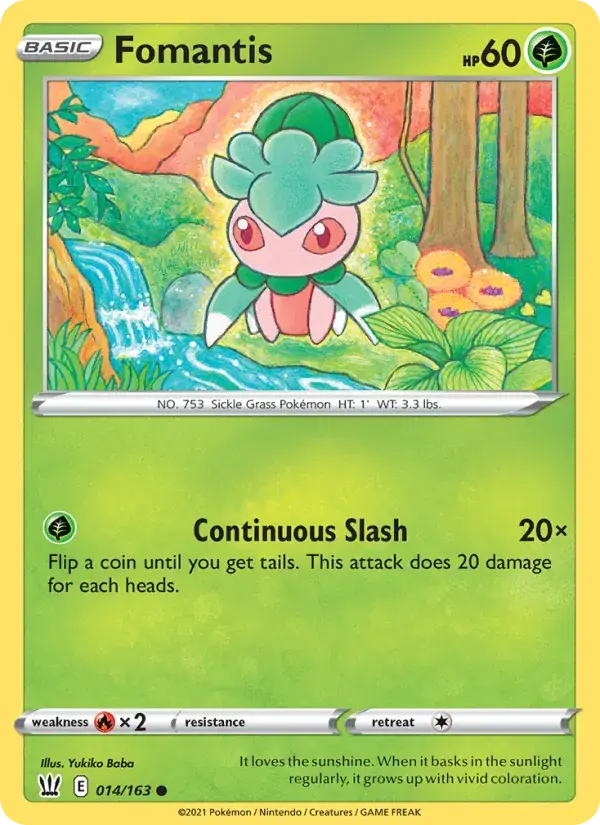 Fomantis - 14/183 - Battle Styles