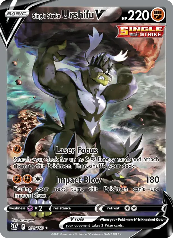 Single Strike Urshifu V - 151/183 - Battle Styles
