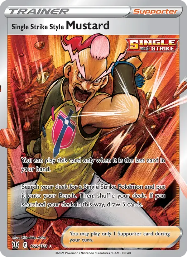 Single Strike Style Mustard - 163/183 - Battle Styles