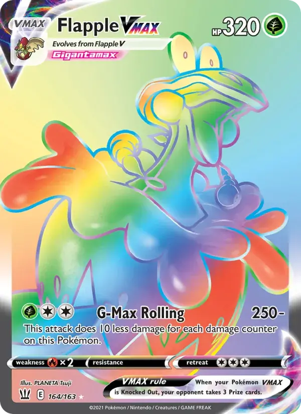 Flapple VMAX - 164/183 - Battle Styles