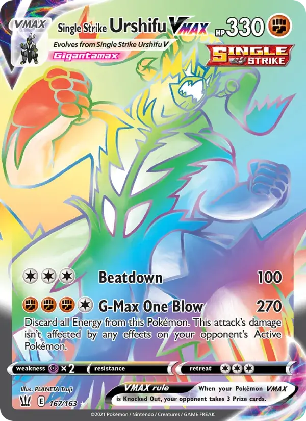 Single Strike Urshifu VMAX - 167/183 - Battle Styles