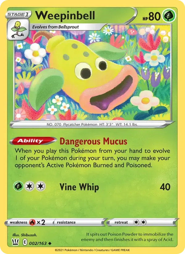 Weepinbell - 2/183 - Battle Styles