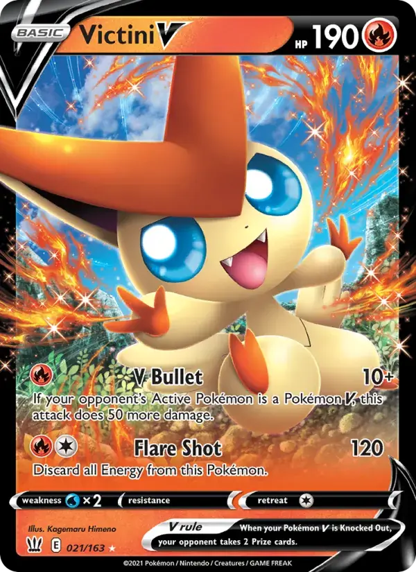 Victini V - 21/183 - Battle Styles