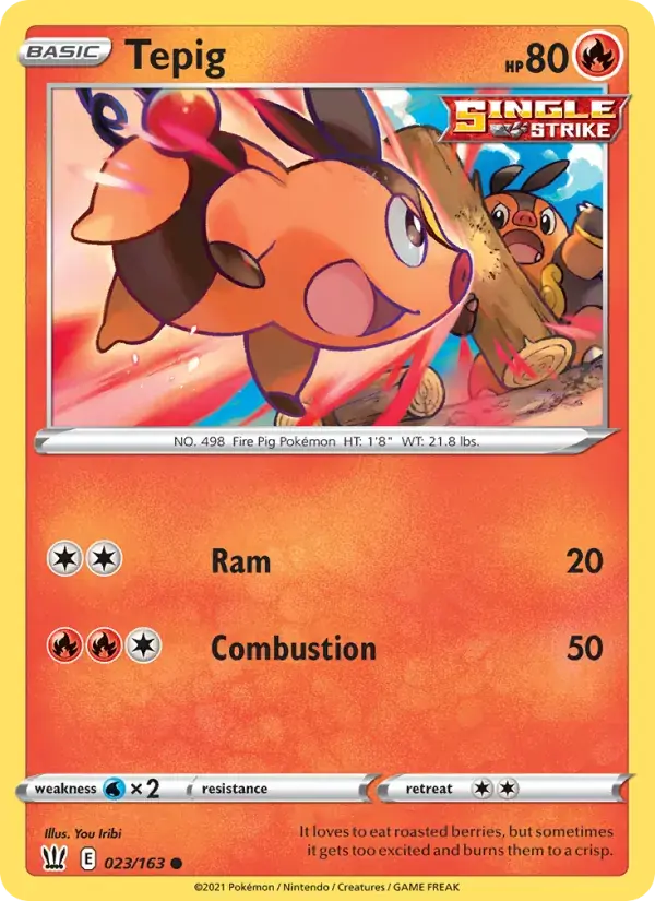Tepig - 23/183 - Battle Styles