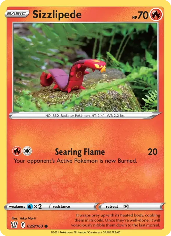 Sizzlipede - 29/183 - Battle Styles