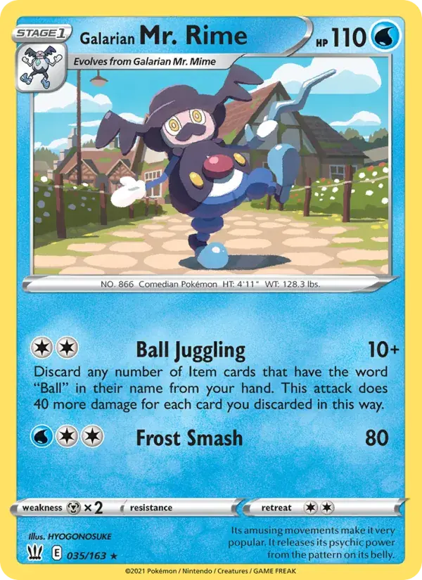 Galarian Mr. Rime - 35/183 - Battle Styles