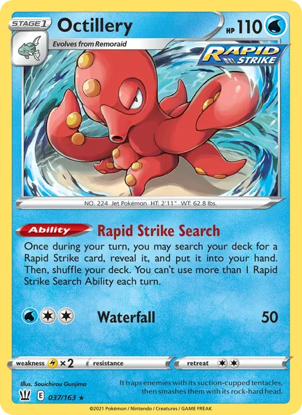 Octillery - 37/183 - Battle Styles