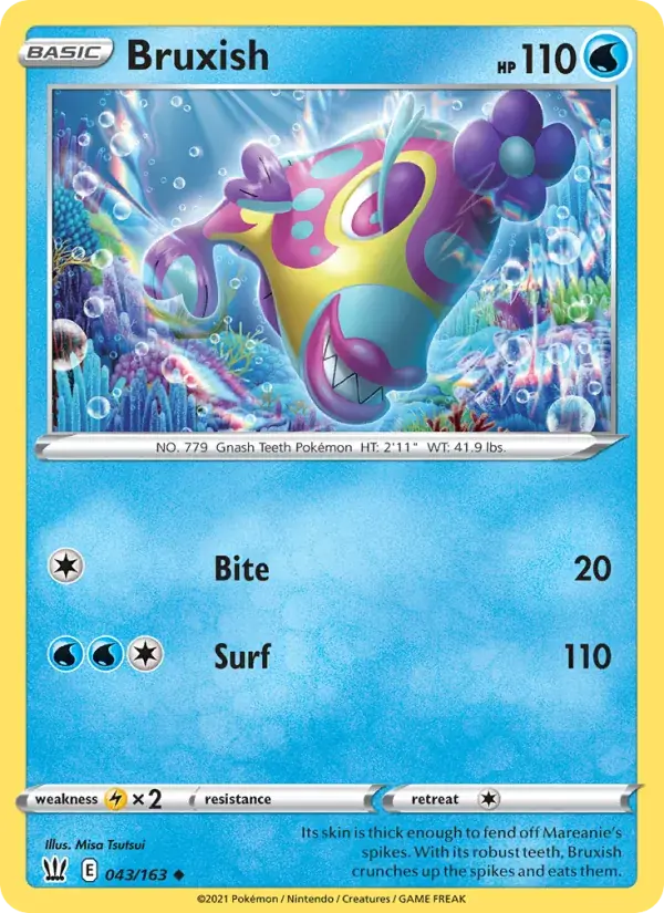 Bruxish - 43/183 - Battle Styles