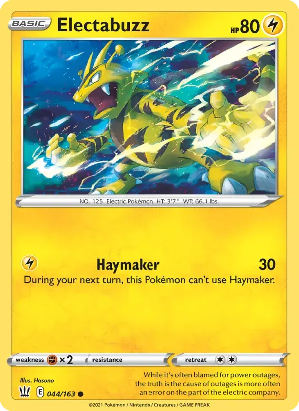 Electabuzz - 44/183 - Battle Styles