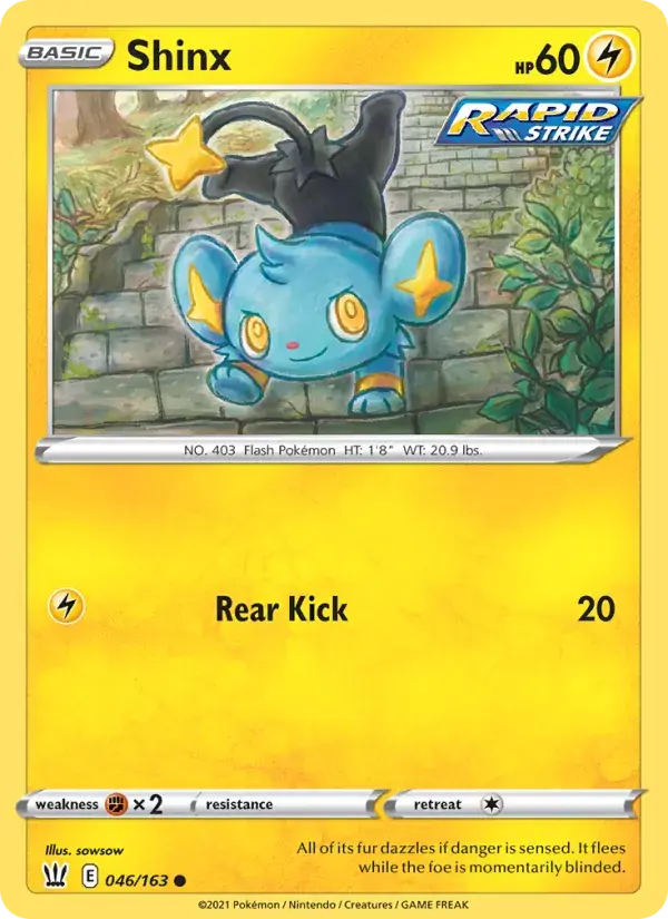 Shinx - 46/183 - Battle Styles