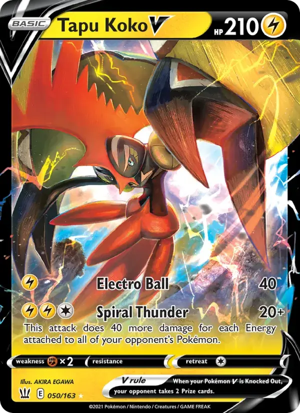 Tapu Koko V - 50/183 - Battle Styles