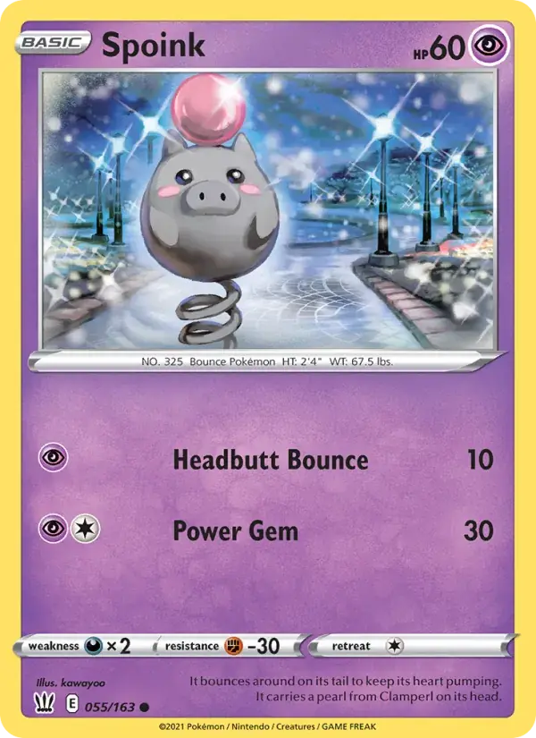 Spoink - 55/183 - Battle Styles