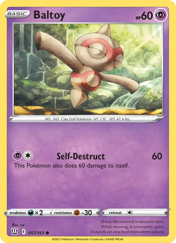Baltoy - 57/183 - Battle Styles