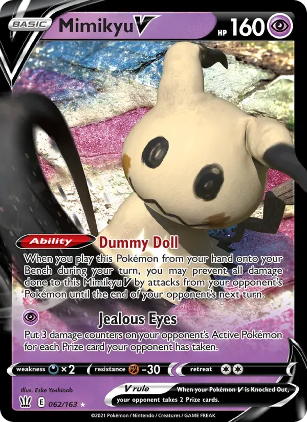 Mimikyu V - 62/183 - Battle Styles