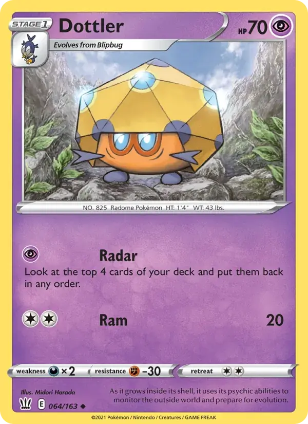 Dottler - 64/183 - Battle Styles