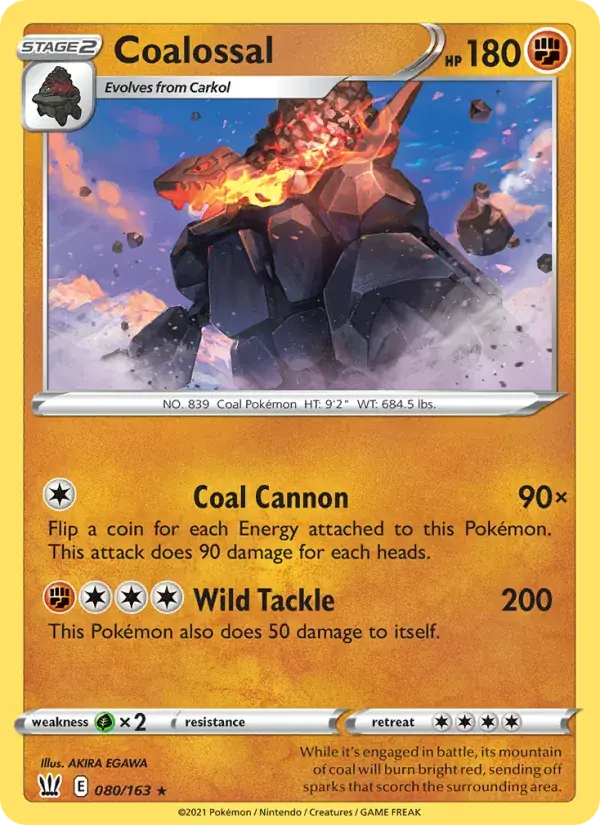 Coalossal - 80/183 - Battle Styles