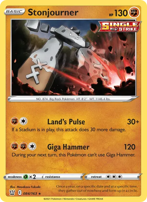Stonjourner - 84/183 - Battle Styles
