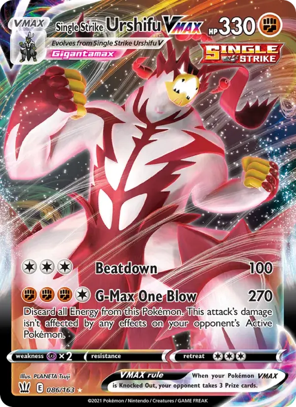 Single Strike Urshifu VMAX - 86/183 - Battle Styles