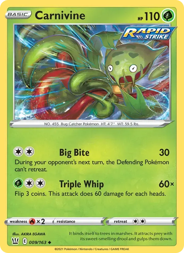 Carnivine - 9/183 - Battle Styles