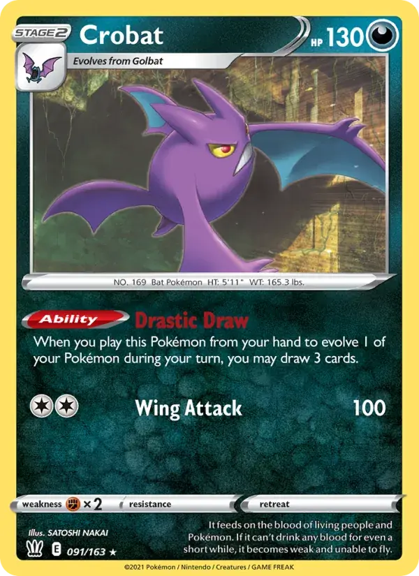 Crobat - 91/183 - Battle Styles