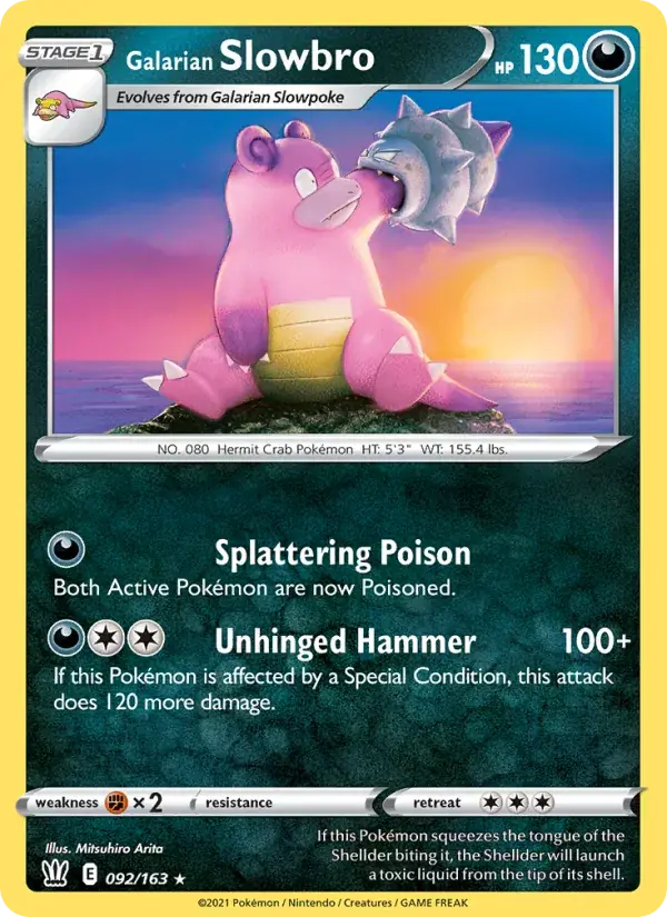 Galarian Slowbro - 92/183 - Battle Styles