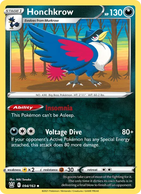 Honchkrow - 94/183 - Battle Styles