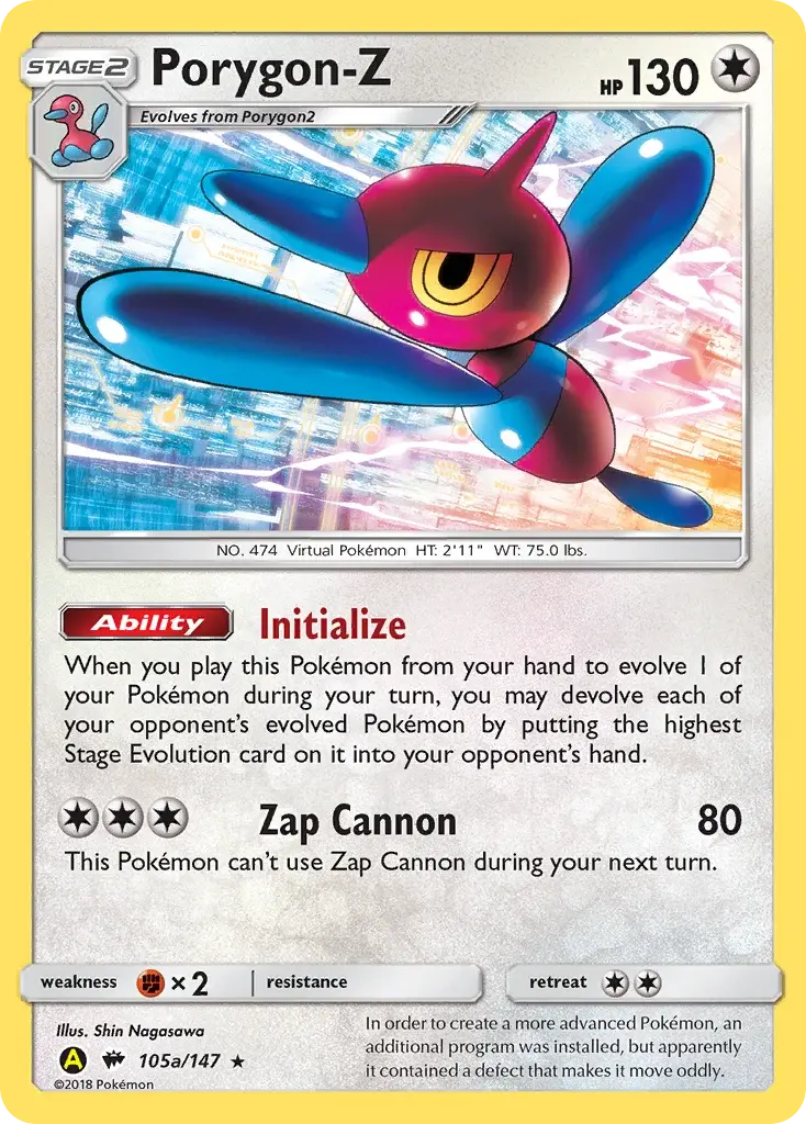 Porygon-Z - BUS-105A/169 - Ombres Ardentes