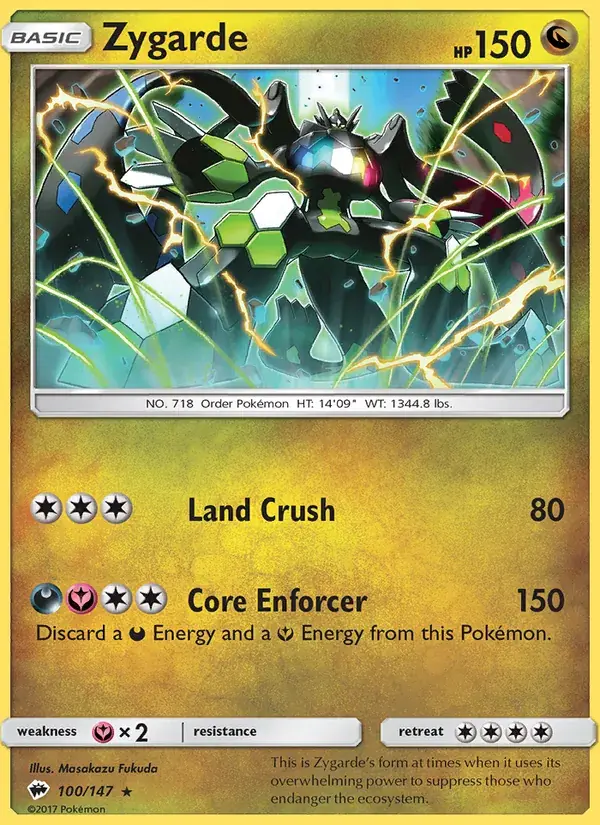 Zygarde - 100/169 - Burning Shadows