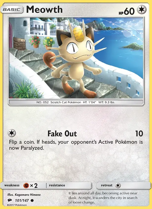 Meowth - 101/169 - Burning Shadows
